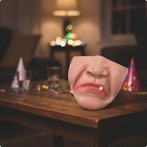 Halbmaske schwein lustige - schwein,