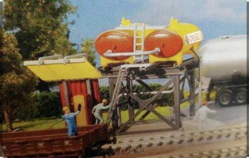 Plastoy diesellok tankstelle - plastoy, diesellok-tankstelle