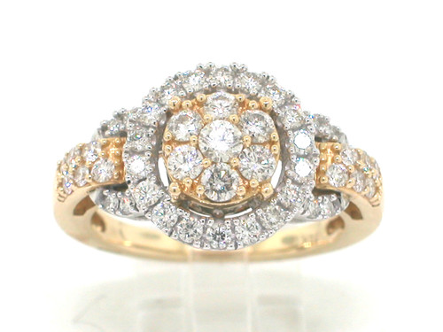 Brillant ring 585 gold 14k - ring,