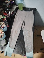 Kinderreithose Grau Blau Ein