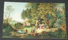 Postkarte AK Künstlerkarte ungelaufen - Adrian Ludwig Richter - der Brautzug