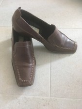 Damenschuhe Pumps Gr. 36 braun echtes Leder von Janet D.