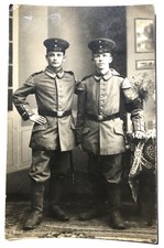 Alte Postkarte, 2 Soldaten