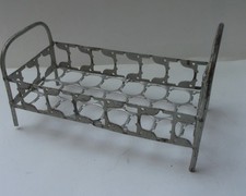 Puppenstubenartikel - Metall Bett