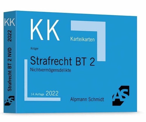 Karteikarten strafrecht 2 - bt,