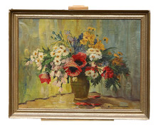 E Kuhne Blumenstillleben Vase