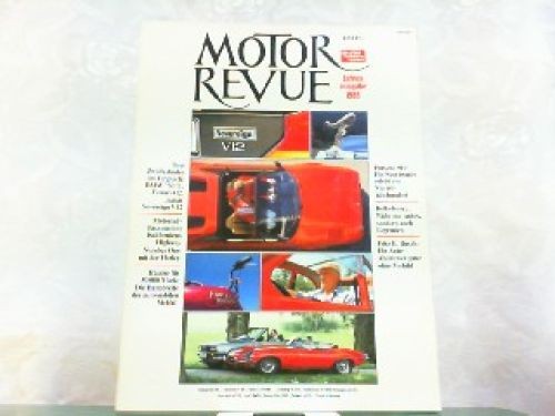 Motor revue jahresausgabe - motor,