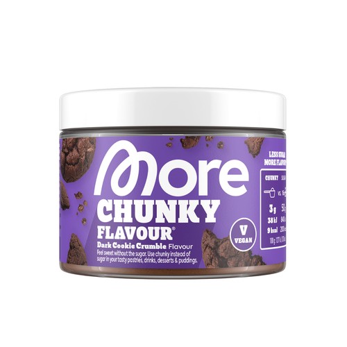 More chunky flavour dark - more, flavour,