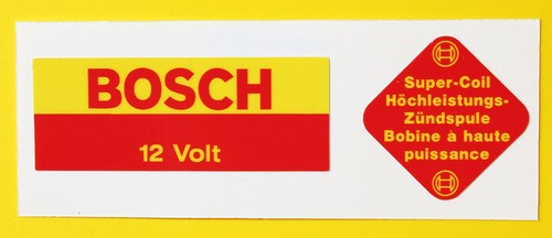 Bosch blau 12v spule aufkleber - blau,