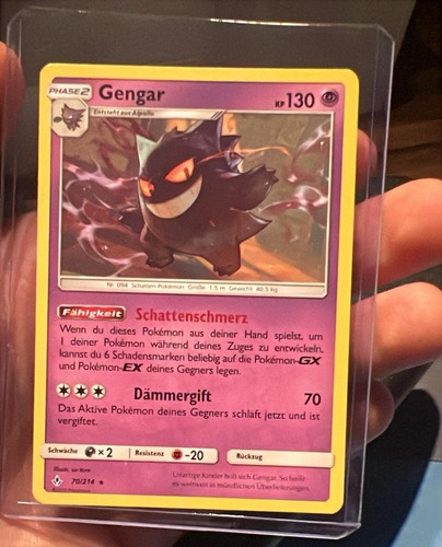 Pokémon tcg gengar 214 - pokémon, 70/214