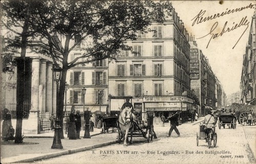 Paris jahrhundert rue - paris,
