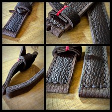 26mm Uhrenarmband Premium Handgefertigt Vintage Smooooth braun