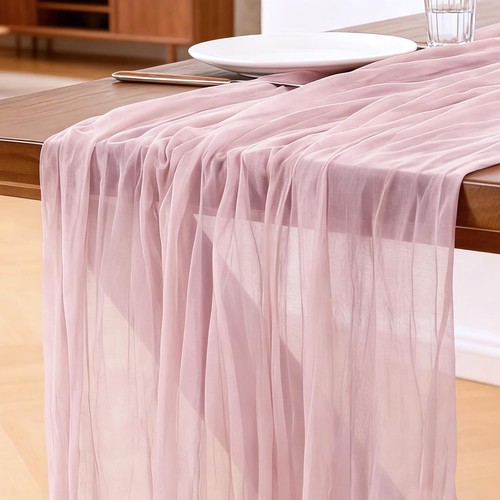 Käsetuch tischläufer rosa - käsetuch,
