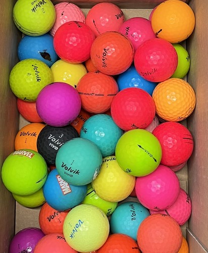 Bunte volvik golfbälle - 50,