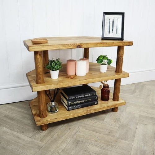 Eckschrank aus massivholz - tv-eckschrank,