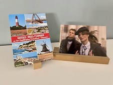 Kartenhalter / Postkarten / Tischkarten / Foto / Fotohalter - 4 + 2 Stück