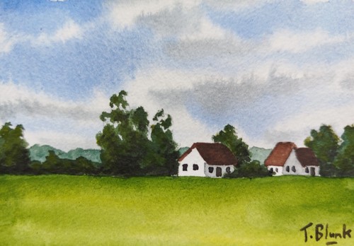 Original aquarell - original,