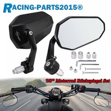 2x Motorradspiegel Lenkerenden