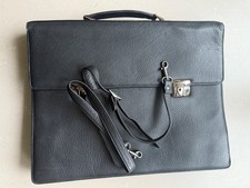 TRAVELLER - hochwertige Laptoptasche Aktentasche  Echt-Leder schwarz