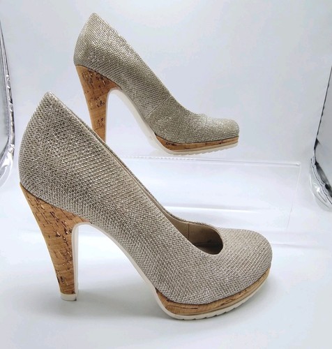 Marco tozzi sparkly - tozzi, champagne