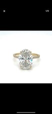 14ct goldring mit - 1,