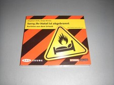 CD Hörbuch - Stehan Ort + Antje Blinda - Sorry, Ihr Hotel ist abgebrannt