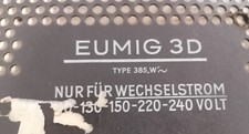 Röhrenradio Rückwand Eumig