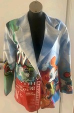 Blazer Bunt Mickey Mouse Print