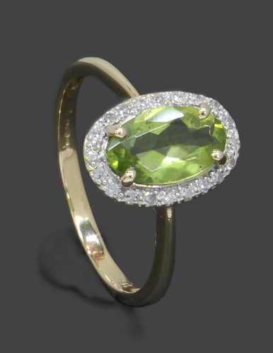 Cluster ring karat gelbgold - cluster-ring,