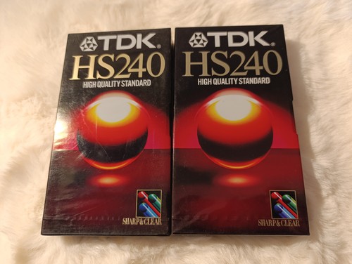 Tdk hs240 vhs kassette leer - tdk,