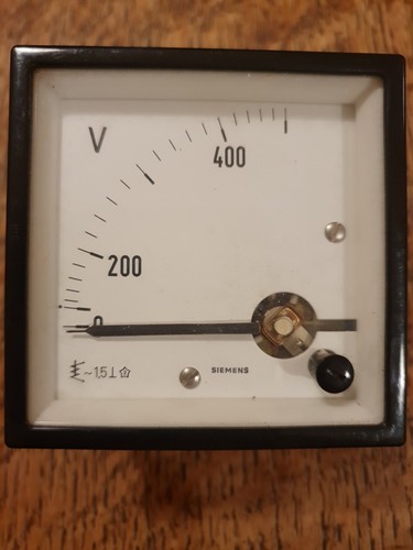 Siemens analog voltmeter - siemens,
