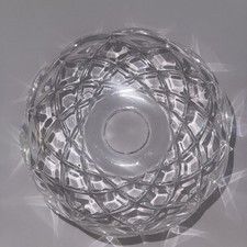 Kristall Glas Tropfschale für