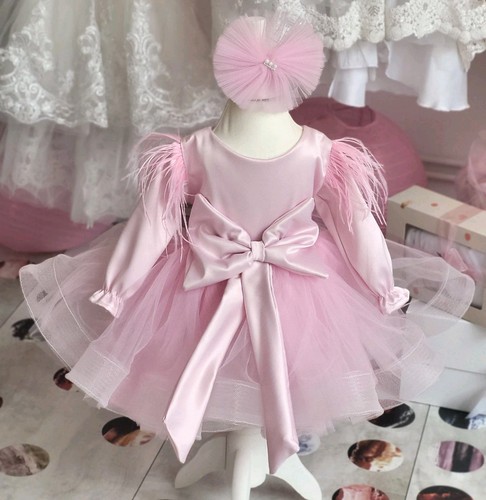Taufkleid rosa 74 80 - taufkleid,