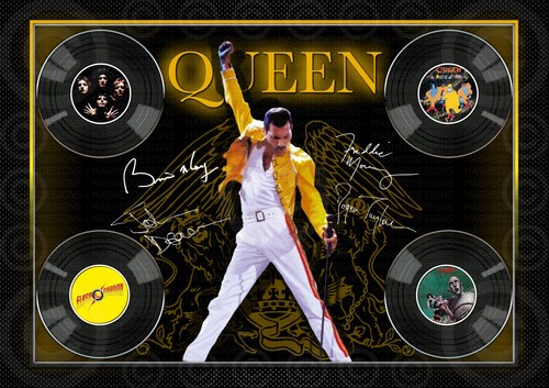 Queen freddie mercury signed - queen,