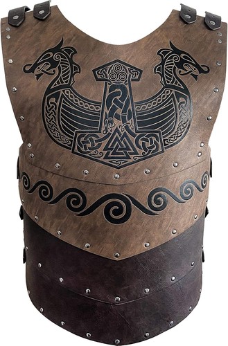 Wikinger kunstleder geprägt - wikinger,