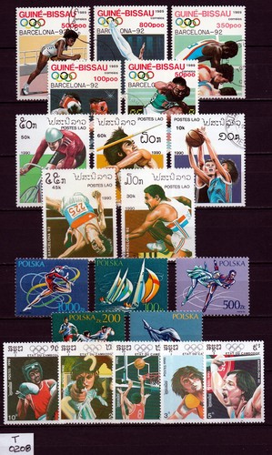 Lot motivmarken olympia 1992 - lot,