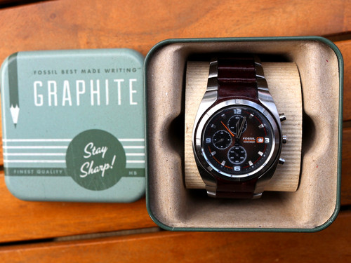 Fossil blue herren chronograph - fossil,