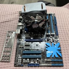 Asus P7P55D-E LX Mainboard +Kühler/Blende 