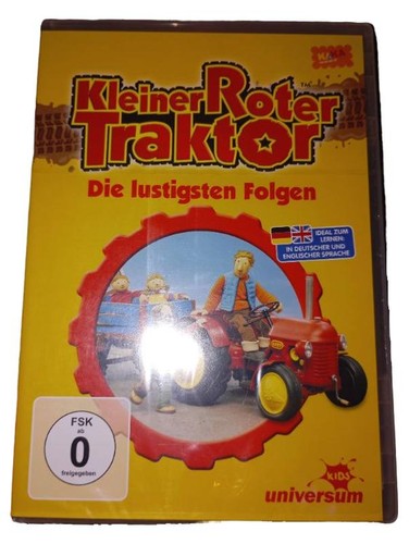 Kleiner roter traktor - roter,