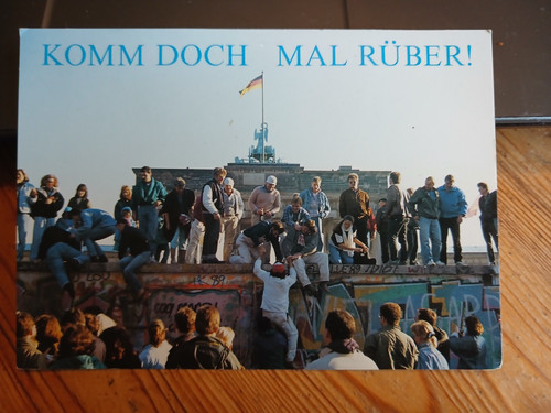 Mauerfall berlin 1990 - ak, um