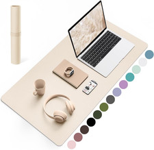 Schreibtischunterlage Mauspad Leder Wildleder Multifunktional Tischschutz Büro 8