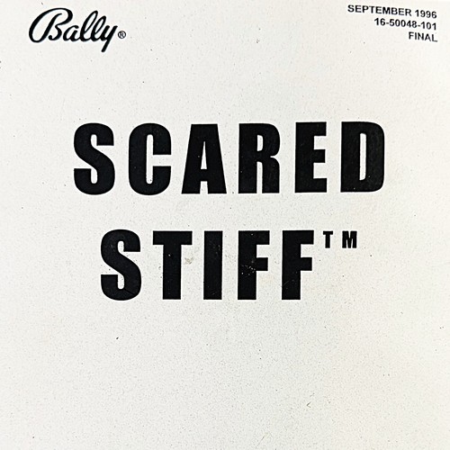 Bally scared stiff machine - scared,
