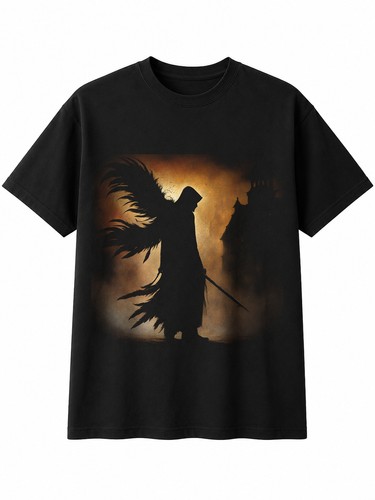 Sensenmann mit federn gothic - sensenmann,