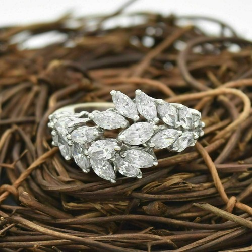2kt marquise diamant - marquise, cluster