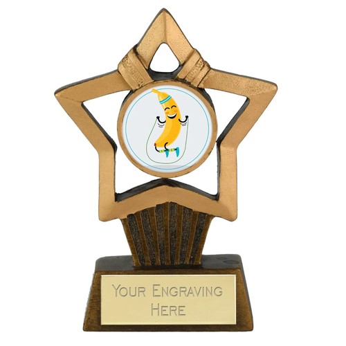 Healthy banana award - award, mini