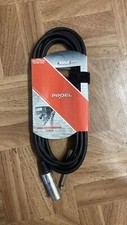 2x 6m Proel Xlr Male To Ts Jack Mikrofon Audio Kabel