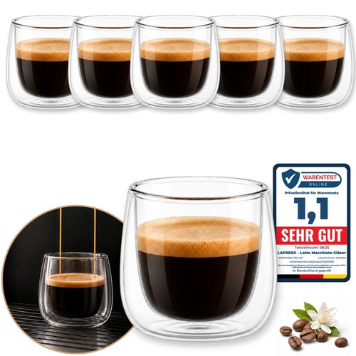 Lapreso espresso gläser 6x - espresso,