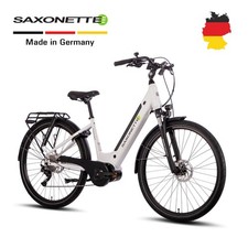 SAXONETTE E Bike 28 Zoll mit Mittelmotor Max 500W 90NM， 36V 14.5Ah Akku 120KM