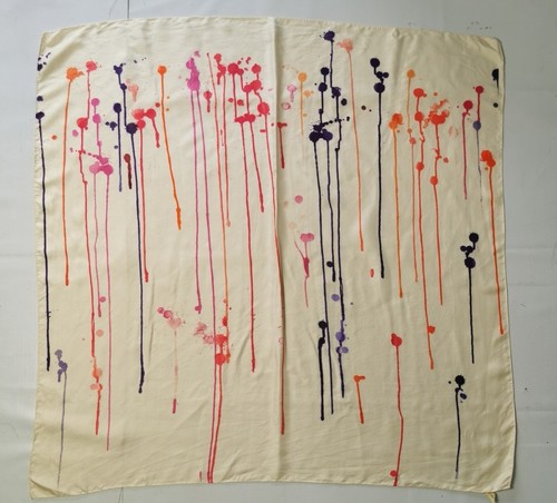 Vintage seidentuch silk scarf - seidentuch.,