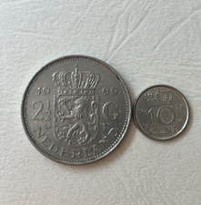 2 Pre-Euro Dutch Coins